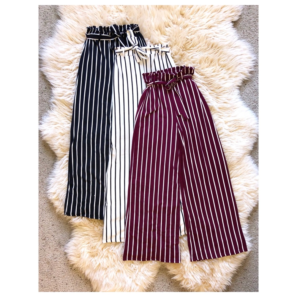 Pin stripe palazzo Pants New small - large